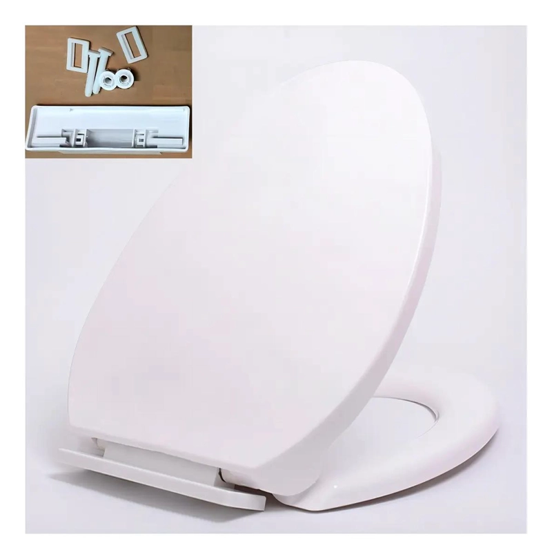 ASIENTO Y TAPA PARA WC CON CIERRE LENTO MODERNO - 3