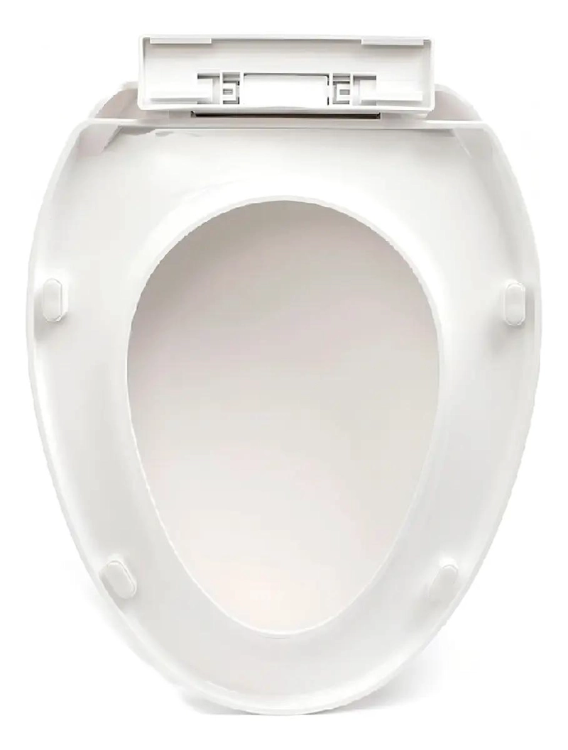 ASIENTO Y TAPA PARA WC CON CIERRE LENTO MODERNO - 4