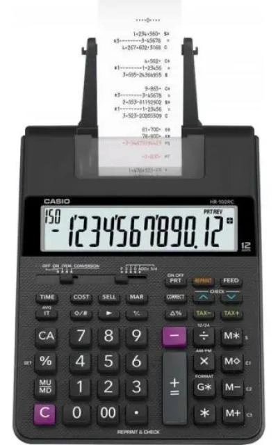 CALCULADORA CON IMPRESORA Y PANTALLA LCD - 1