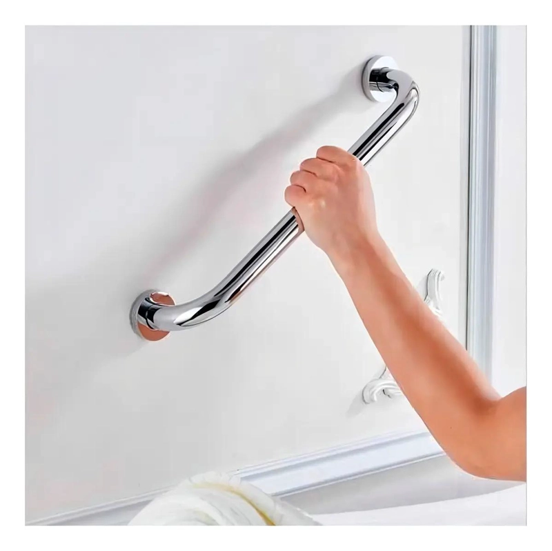 BARRA DE SEGURIDAD RECTA PARA DUCHA 40 CM ACERO INOX - 2