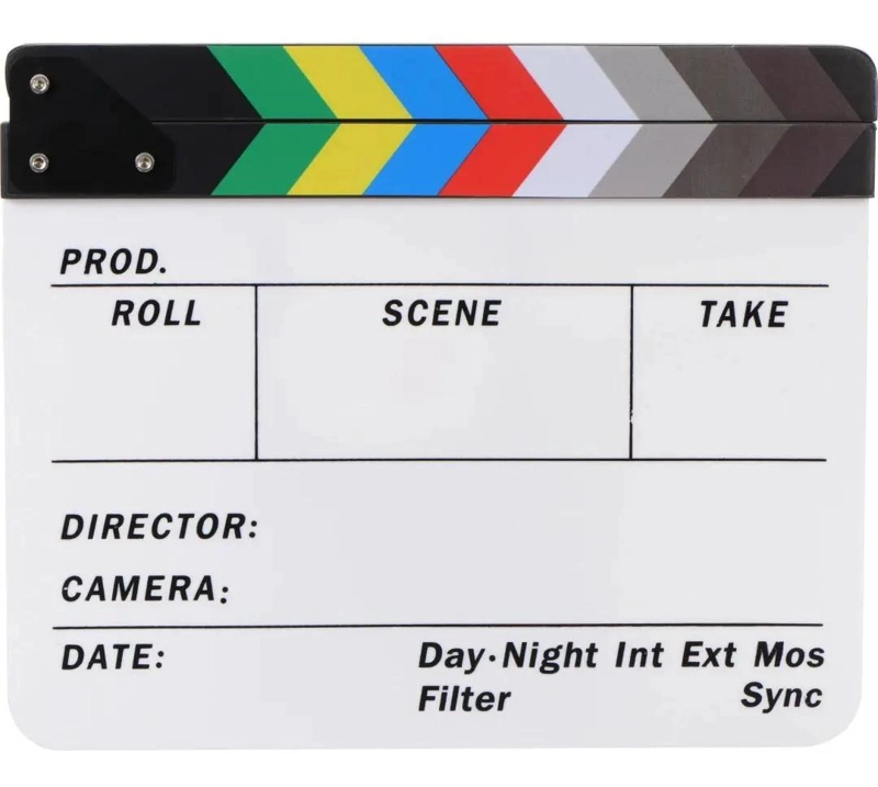CLAQUETA PROFESIONAL DE CINE 25X30 CM - 2