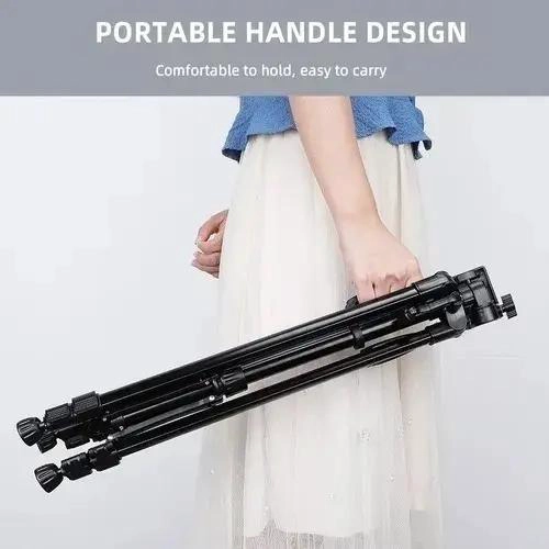 TRIPODE AJUSTABLE DE 140 CM PARA CAMARA Y CELULAR - 5