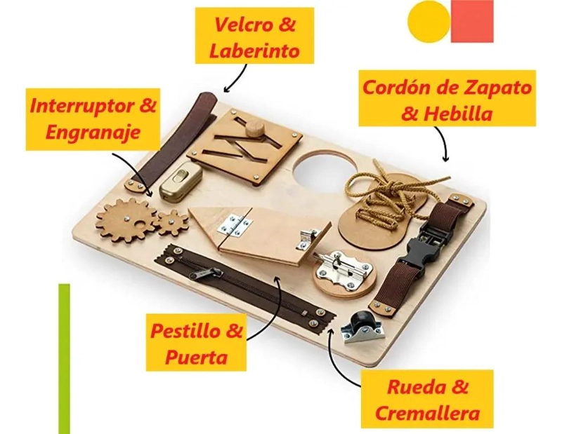 TABLERO SENSORIAL PARA DESARROLLO DE HABILIDADES MOTORAS - 3