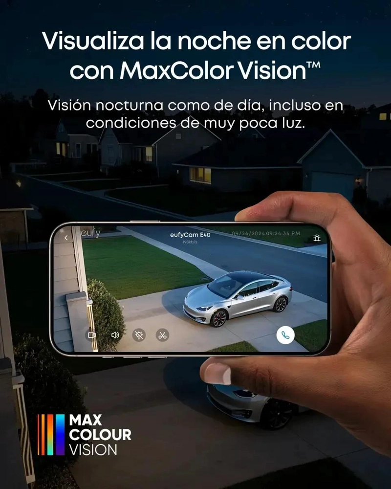 KIT 2 CAMARAS DE SEGURIDAD EUFYCAM E40 CON WIFI - 4
