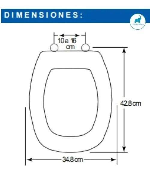 TAPA PARA WC DE MADERA BLANCA CUADRADA CON BISAGRAS - 3