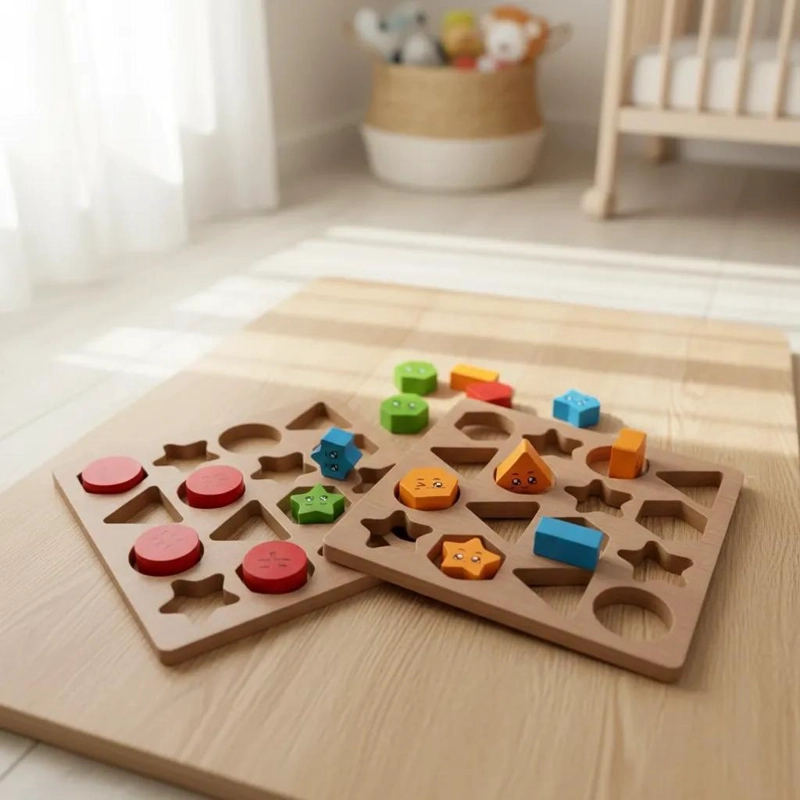 JUEGO DIDACTICO SENSORIAL DE MADERA PARA COORDINACION - 2