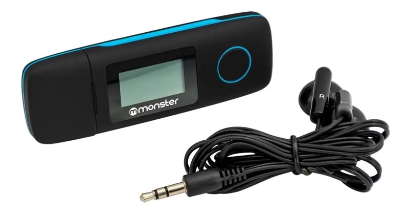 REPRODUCTOR MP3 16GB CON RADIO FM Y GRABADOR DE VOZ AZUL - 4