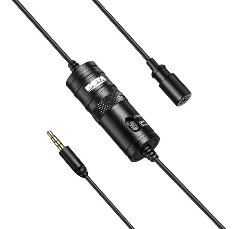 MICROFONO CONDENSADOR OMNIDIRECCIONAL COLOR NEGRO - 1