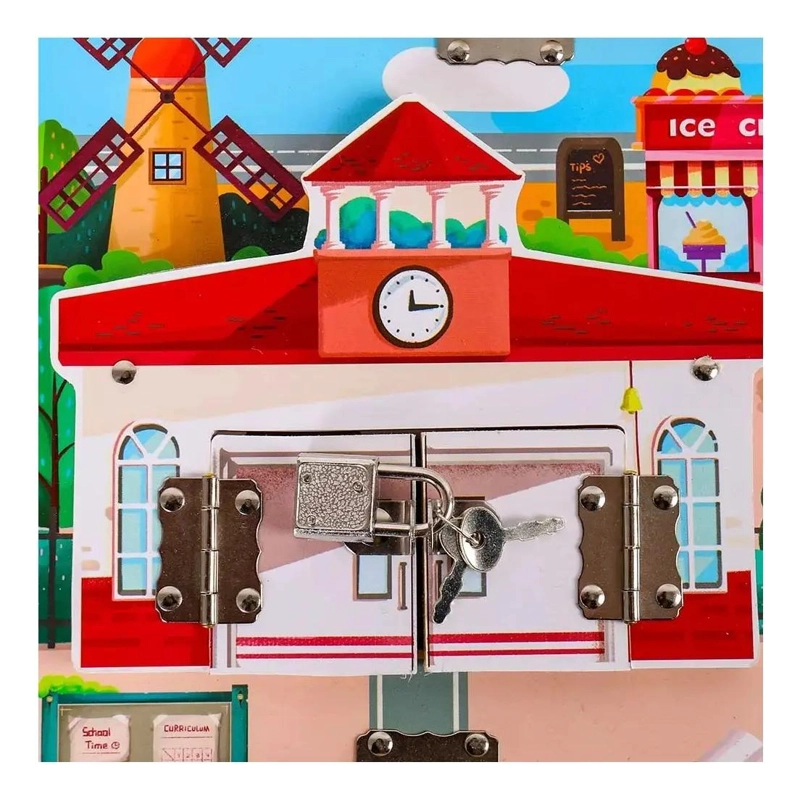 TABLERO SENSORIAL DIDACTICO MONTESSORI PARA NIÑOS - 3