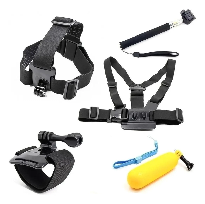 KIT DE ACCESORIOS PARA CAMARA DEPORTIVA CON 28 PIEZAS - 4