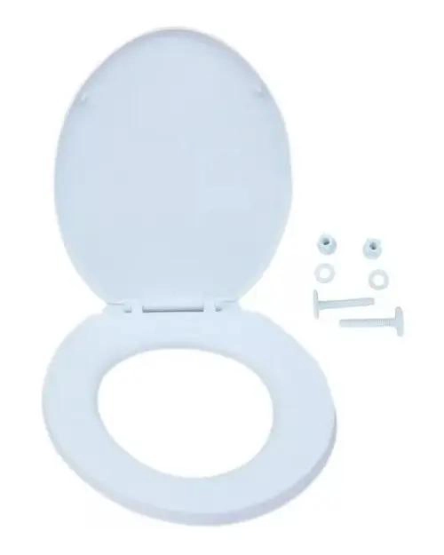 ASIENTO Y TAPA PARA WC COLOR BLANCO - 2