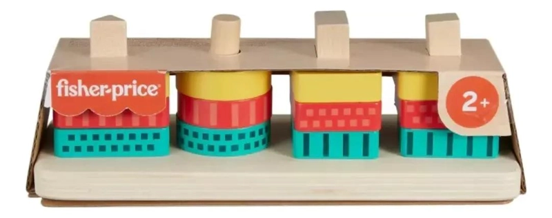 CLASIFICADOR DE FORMAS APILABLE DE MADERA PARA NIÑOS - 1