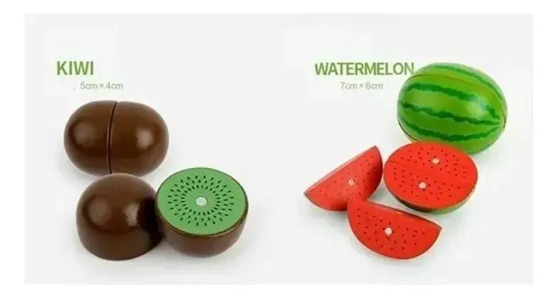 SET DE CORTA FRUTAS Y VERDURAS CON BASE DE MADERA 17 PIEZ - 4