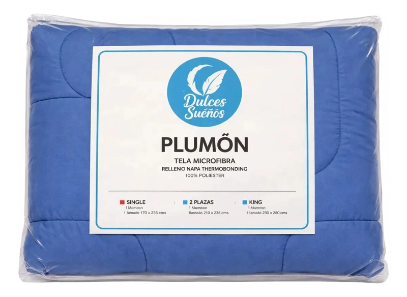 PLUMON REVERSIBLE KING 230X240 CM ESTAMPADO - 2