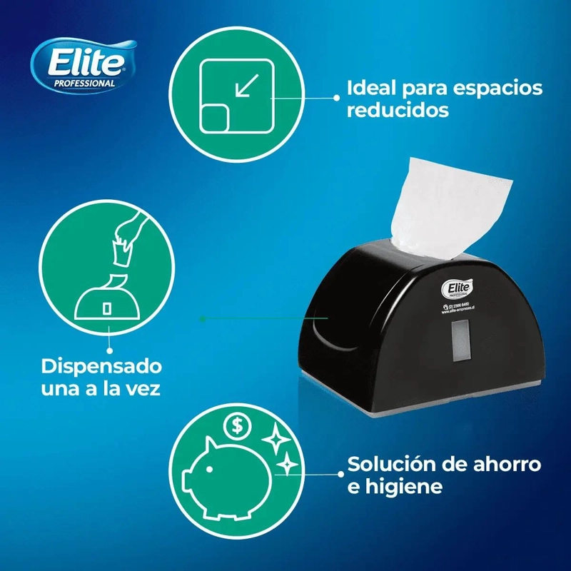 SERVILLETERO EXPRESS NEGRO PARA MESA - 2