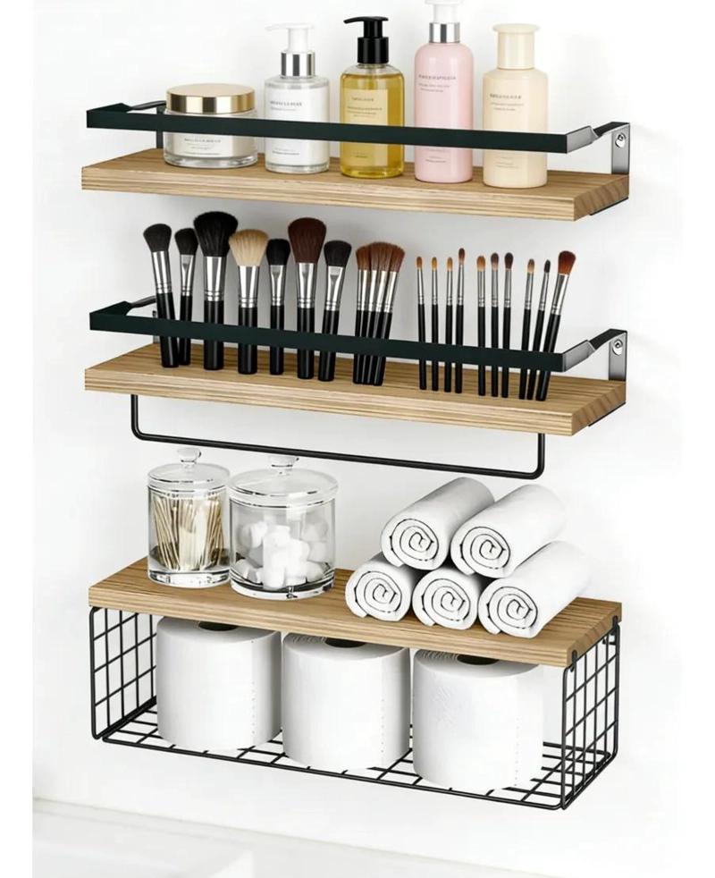 KIT DE REPISAS FLOTANTES PARA PARED Y BAÑO - 1