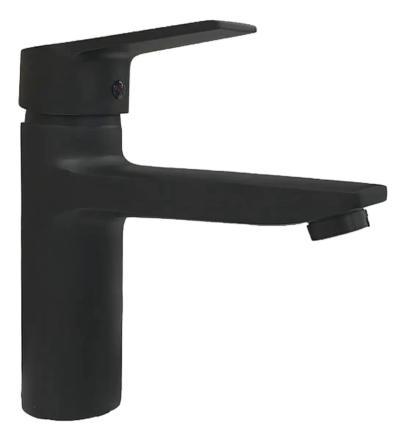 LLAVE MONOMANDO PARA LAVATORIO ACABADO MATE NEGRO - 2