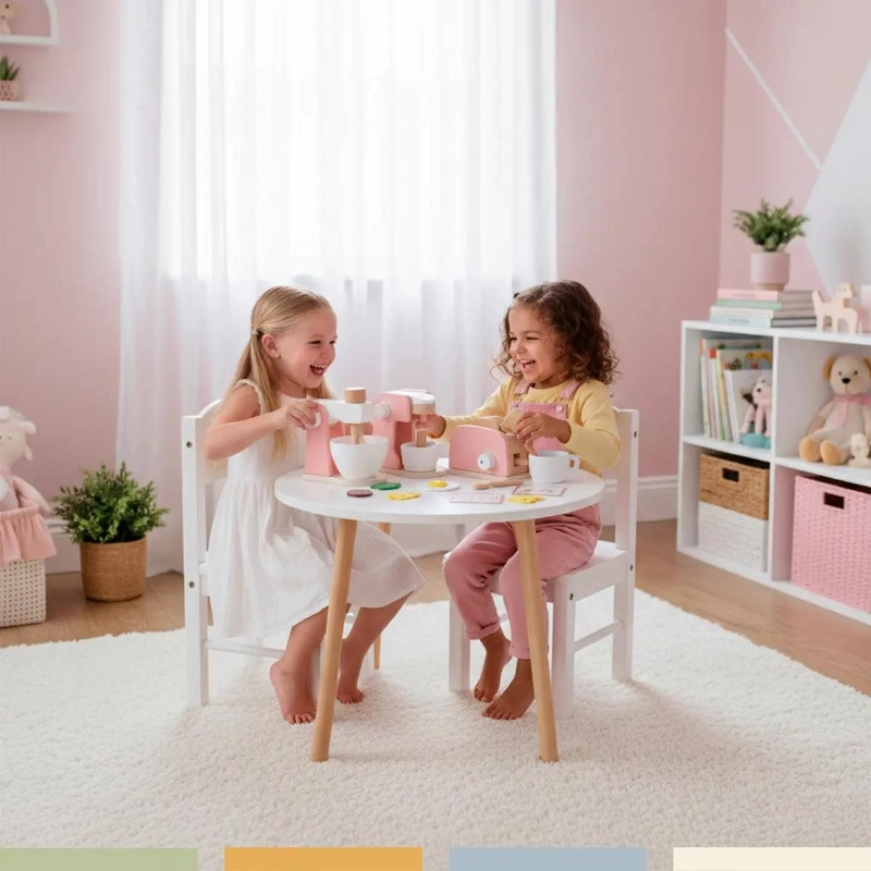 MINI COCINA DE MADERA PARA NIÑOS CON ELECTRODOME STICOS - 2