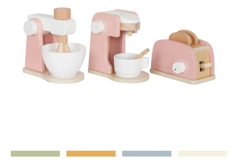 MINI COCINA DE MADERA PARA NIÑOS CON ELECTRODOME STICOS - 3