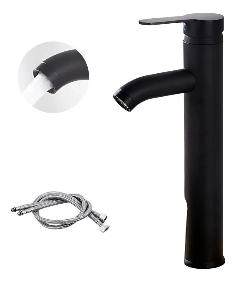 LLAVE MONOMANDO PARA VANITORIO EN ACERO INOXIDABLE - 1