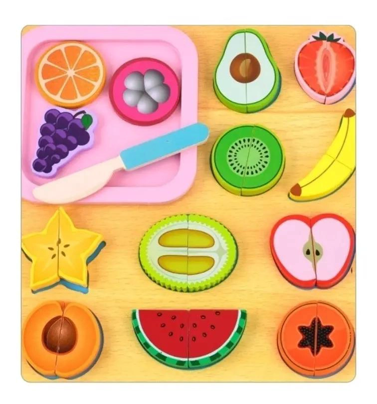 JUEGO DIDACTICO COCINA DE MADERA CON PUZZLE MAGNE TICO - 3