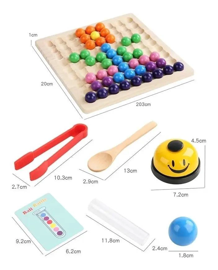 JUGUETE SENSORIAL MONTESSORI PARA MOTRICIDAD FINA - 5