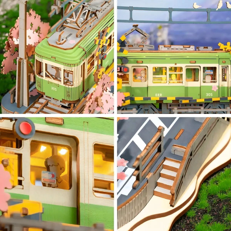 PUZZLE 3D DE MADERA SAKURA JOURNEY ROMANTICO - 3