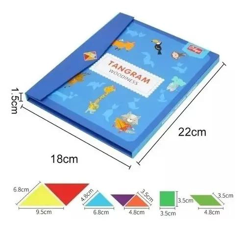 ROMPECABEZAS MAGNE TICO 3D TANGRAM DIDACTICO MONTESSORI - 4