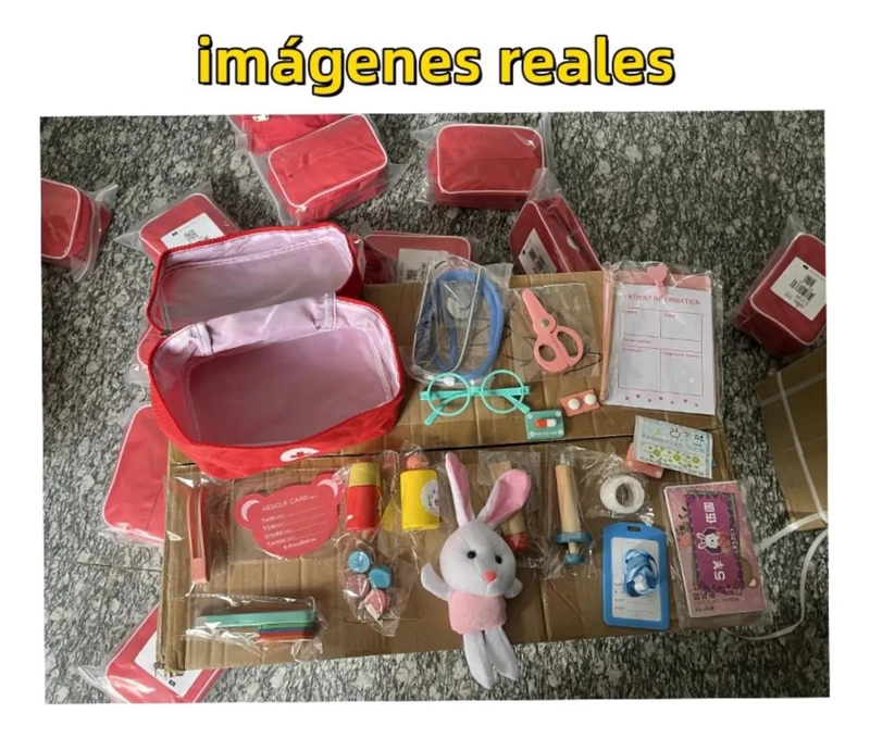 SET DE DOCTOR DE MADERA PARA NIÑOS JUEGO EDUCATIVO - 2