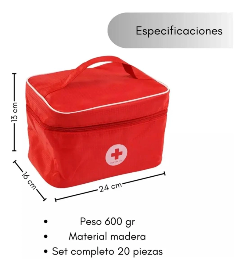 SET DE DOCTOR DE MADERA PARA NIÑOS JUEGO EDUCATIVO - 3