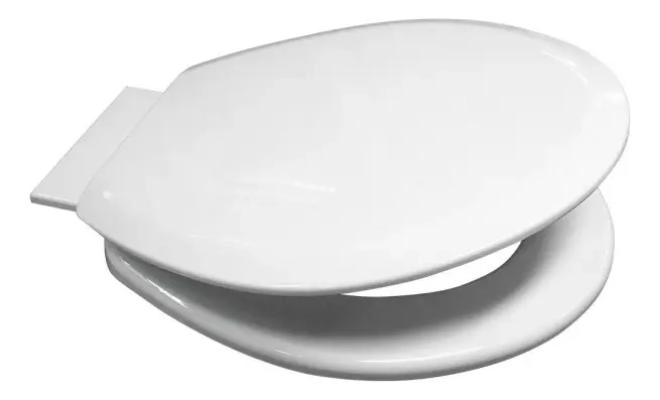 ASIENTO TAPA WC REDONDO BLANCO 40X37CM - 2