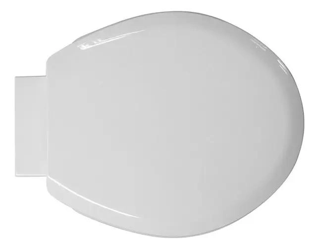 ASIENTO TAPA WC REDONDO BLANCO 40X37CM - 3