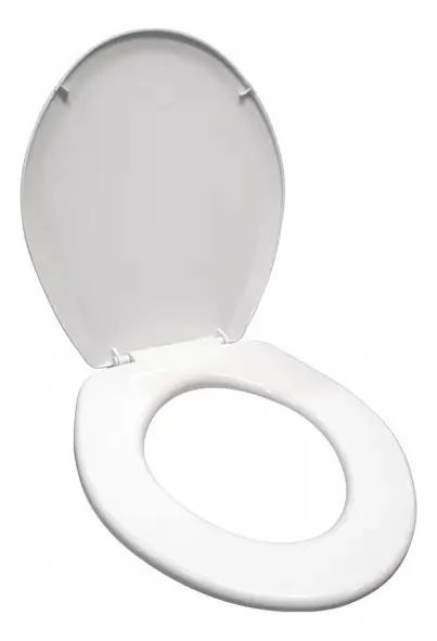 ASIENTO TAPA WC REDONDO BLANCO 40X37CM - 4