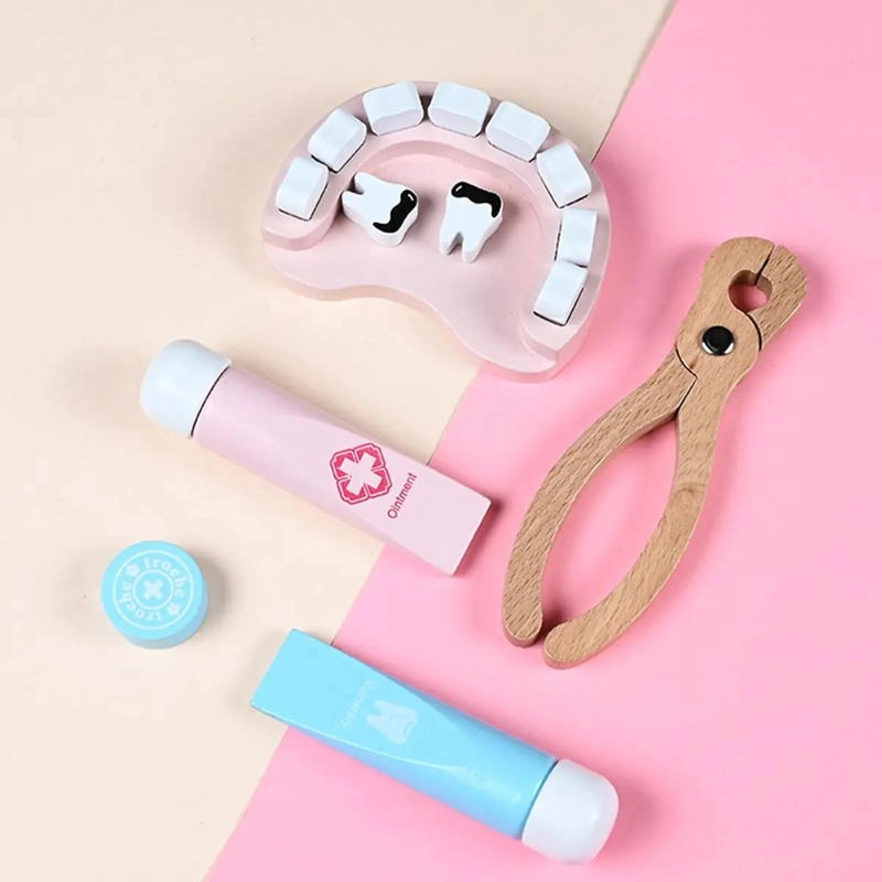 KIT ME DICO DENTISTA DE MADERA PARA NIÑOS - 3