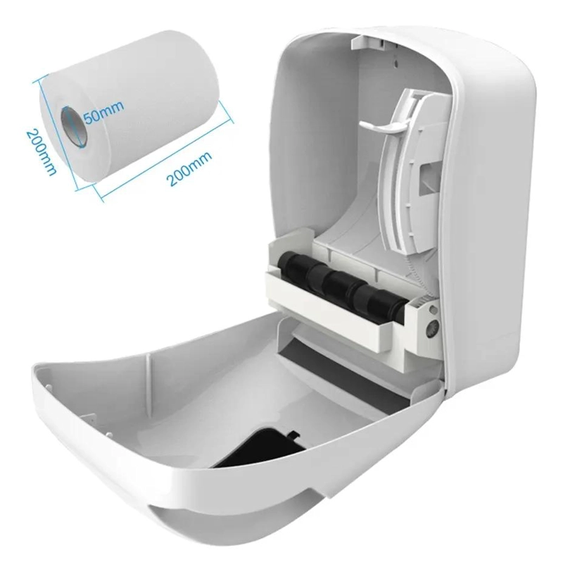DISPENSADOR DE PAPEL TOALLA CON PALANCA - 4