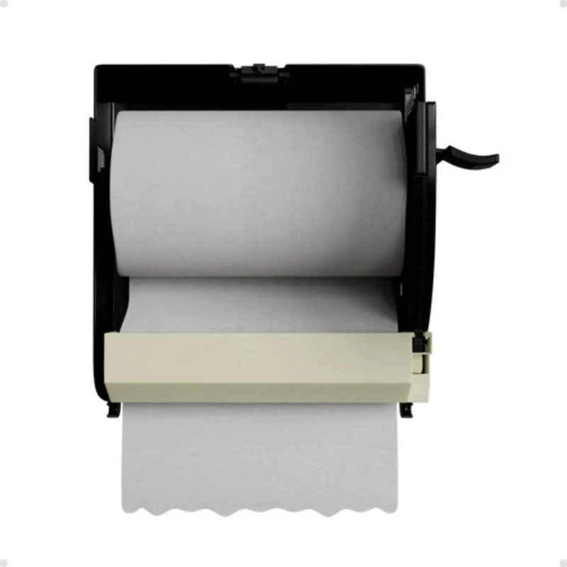 DISPENSADOR DE TOALLAS BRAVE BLACK CON PALANCA - 4