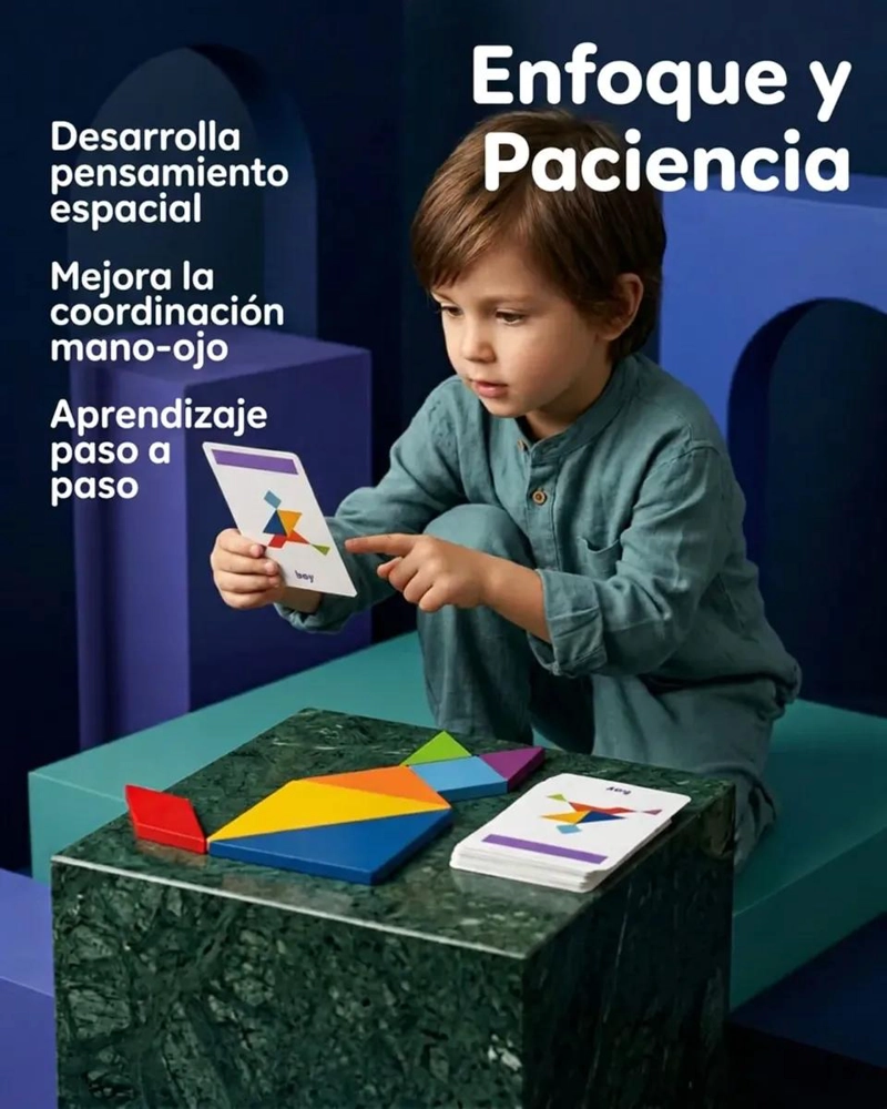SET DE ROMPECABEZAS DE MADERA PARA NIÑOS 67 PIEZAS - 2