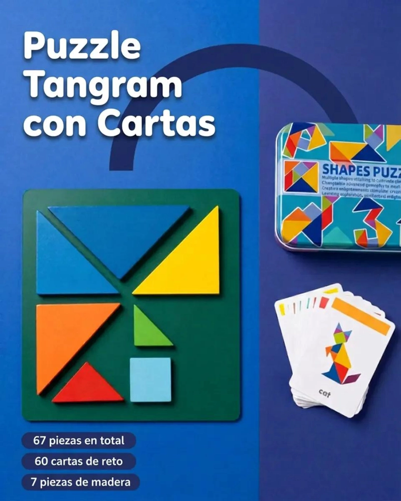 SET DE ROMPECABEZAS DE MADERA PARA NIÑOS 67 PIEZAS - 3