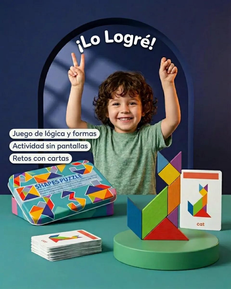 SET DE ROMPECABEZAS DE MADERA PARA NIÑOS 67 PIEZAS - 4