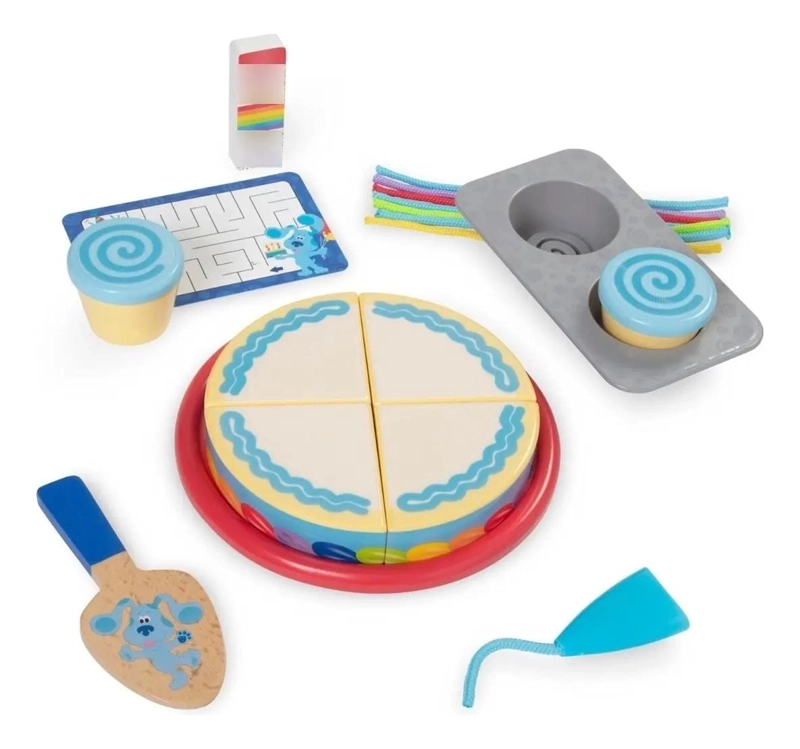 TORTA DE CUMPLEAÑOS DE MADERA PARA JUEGO - 4