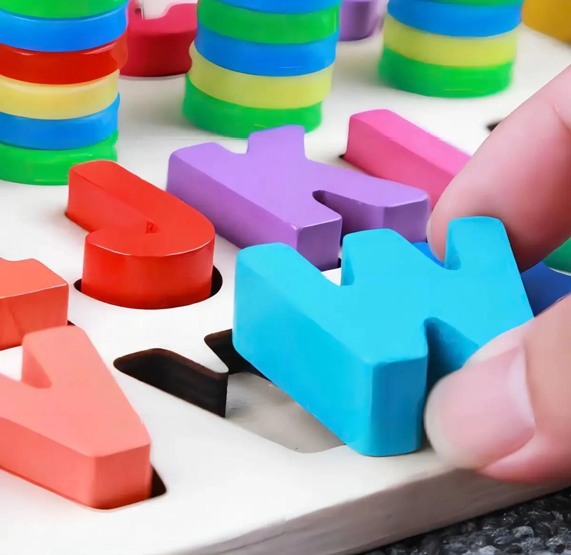 JUGUETE DIDACTICO PUZZLES DE NUMEROS Y LETRAS PARA NIÑOS - 3