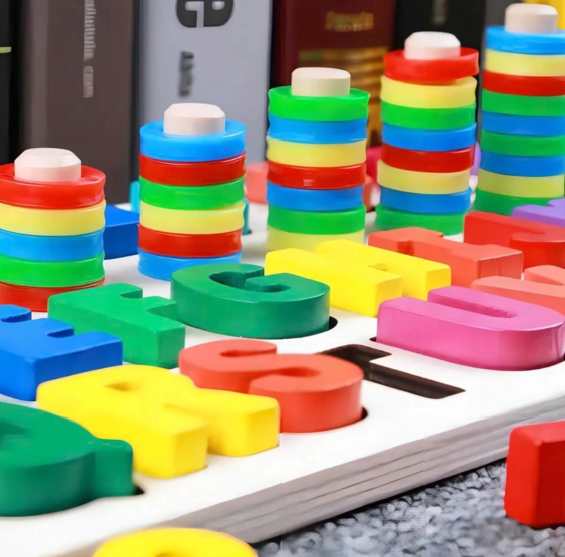JUGUETE DIDACTICO PUZZLES DE NUMEROS Y LETRAS PARA NIÑOS - 4