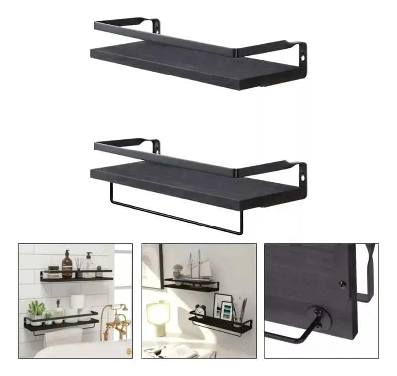 KIT DE 2 REPISAS FLOTANTES PARA PARED - 2