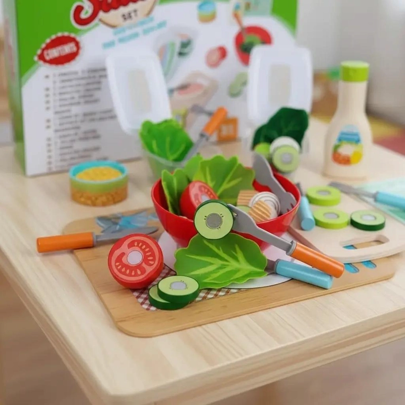 SET 33 PIEZAS BOL CORTA VERDURA Y FRUTAS CON IMAN - 3