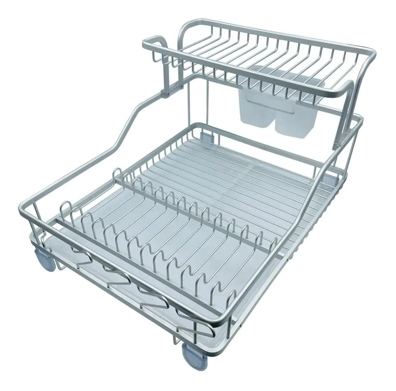 SECADOR DE PLATOS DE ALUMINIO 2 NIVELES - 1