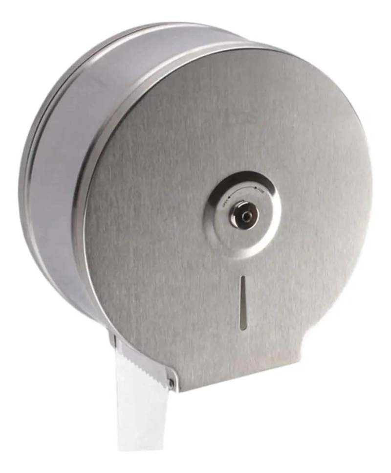 DISPENSADOR DE PAPEL HIGIE NICO JUMBO INDUSTRIAL ACERO INO - 3