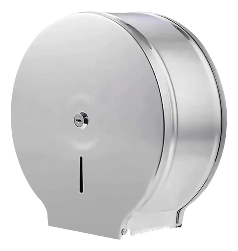 DISPENSADOR DE PAPEL HIGIE NICO JUMBO INDUSTRIAL ACERO INO - 5