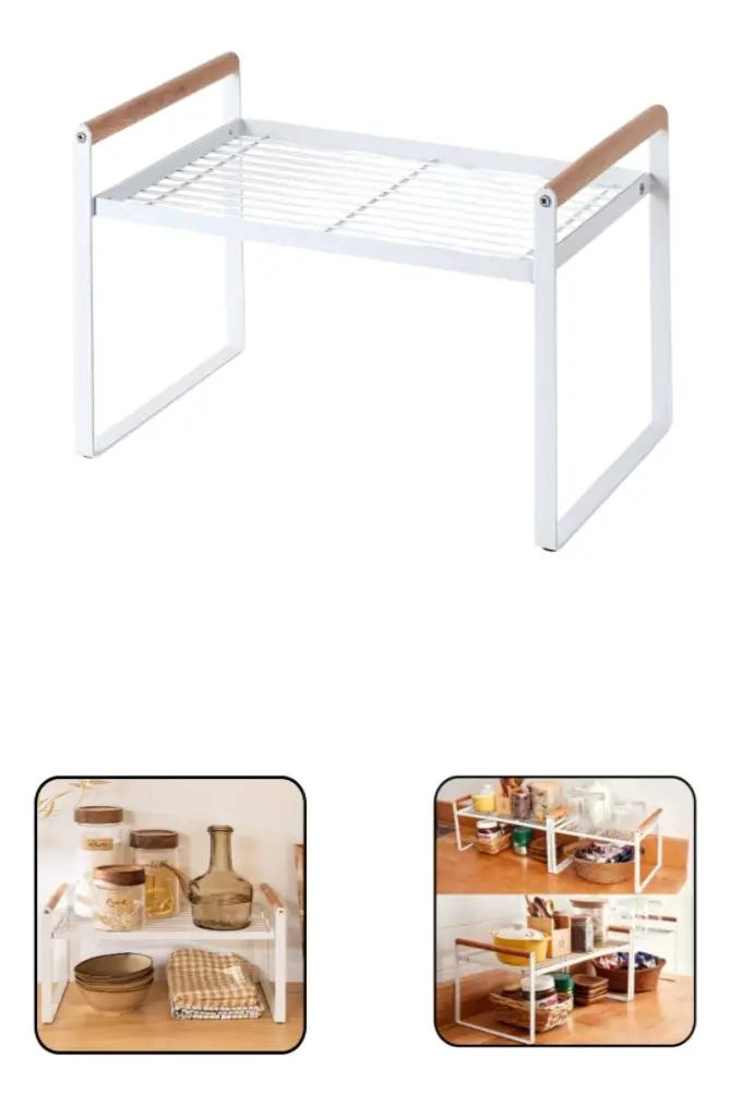 ORGANIZADOR REPISA PARA COCINA CON ESCURRIDOR DE VAJILLA - 1