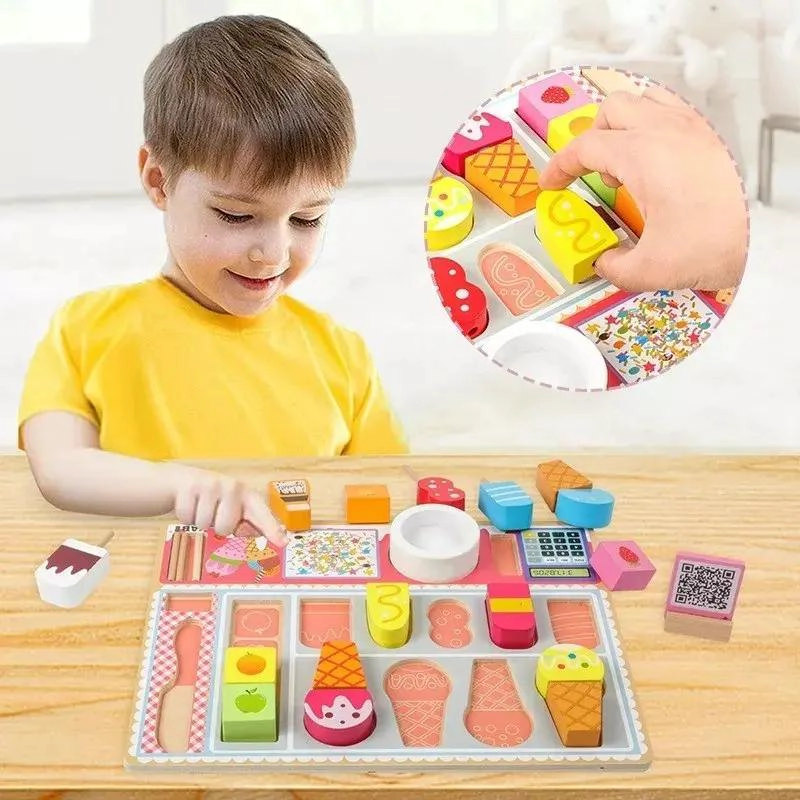 JUEGO DIDACTICO DE COCINA EN MADERA PUZZLE - 2