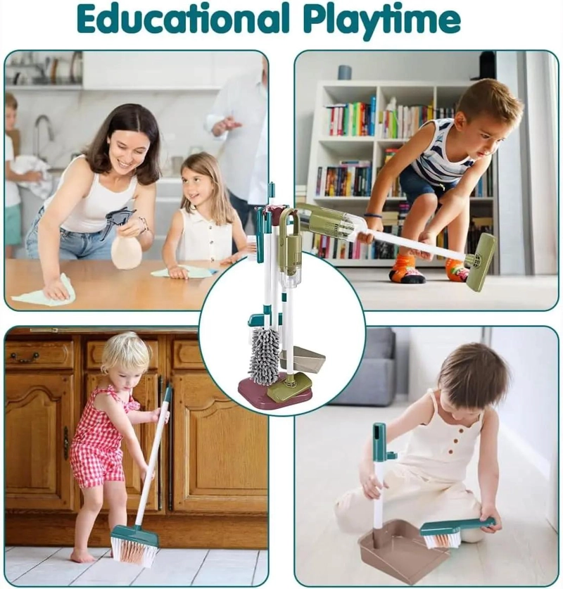 SET DE LIMPIEZA DIDACTICO PARA NIÑOS 23 PIEZAS - 4
